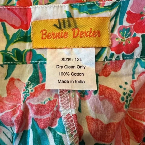 Bernie Dexter pinup style hibiscus skort size 1X - Picture 11 of 11